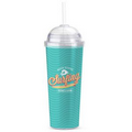 14 Oz. Clear Tumbler with Paper or PVC Insert and Domed Lid